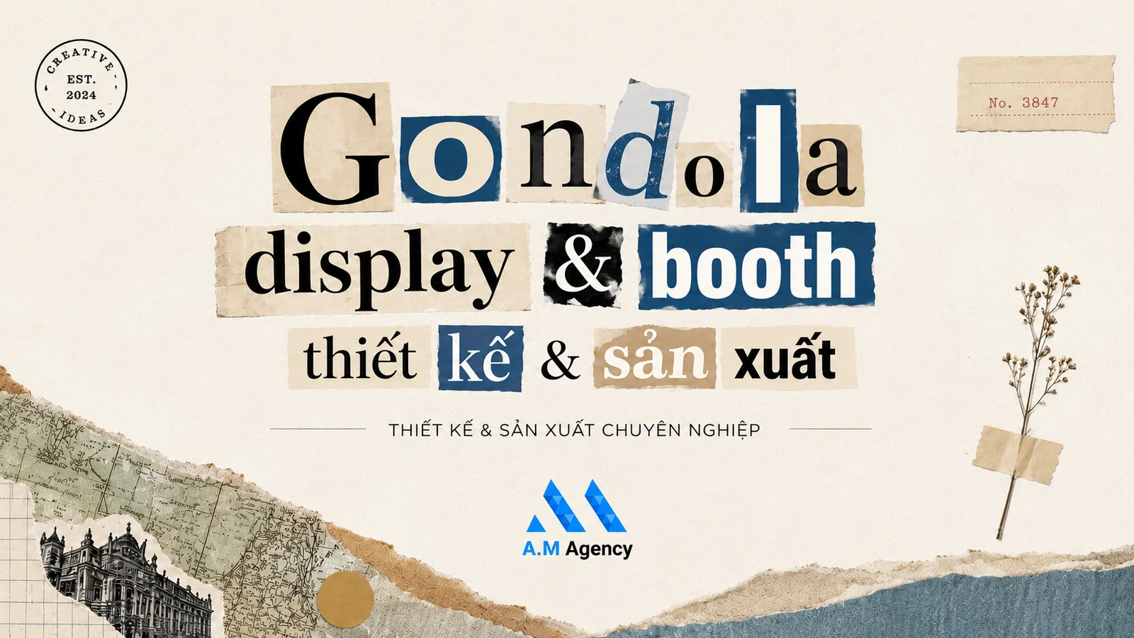 Gondola display & booth triển lãm: Thiết kế & sản xuất