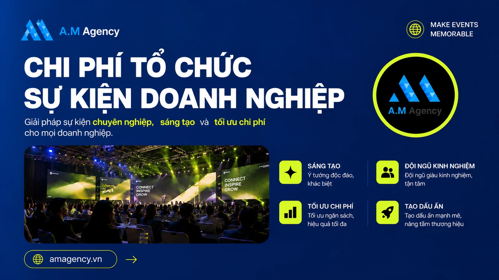 Chi phí tổ chức sự kiện doanh nghiệp [Bảng giá 2026]