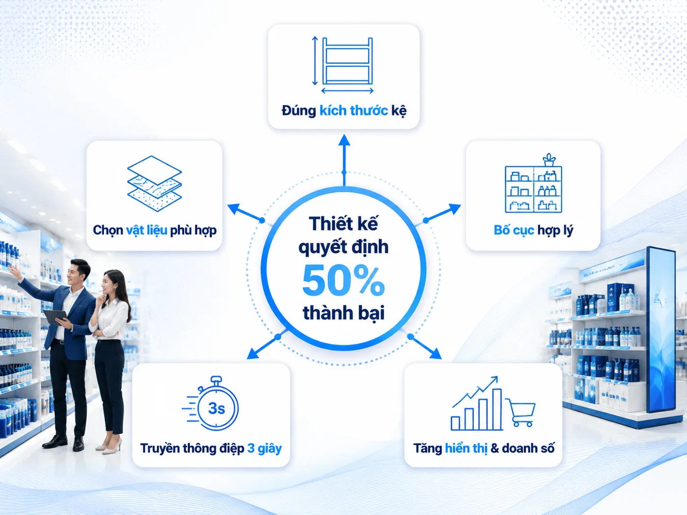 Tại sao thiết kế quyết định 50% thành bại của POSM tại điểm bán