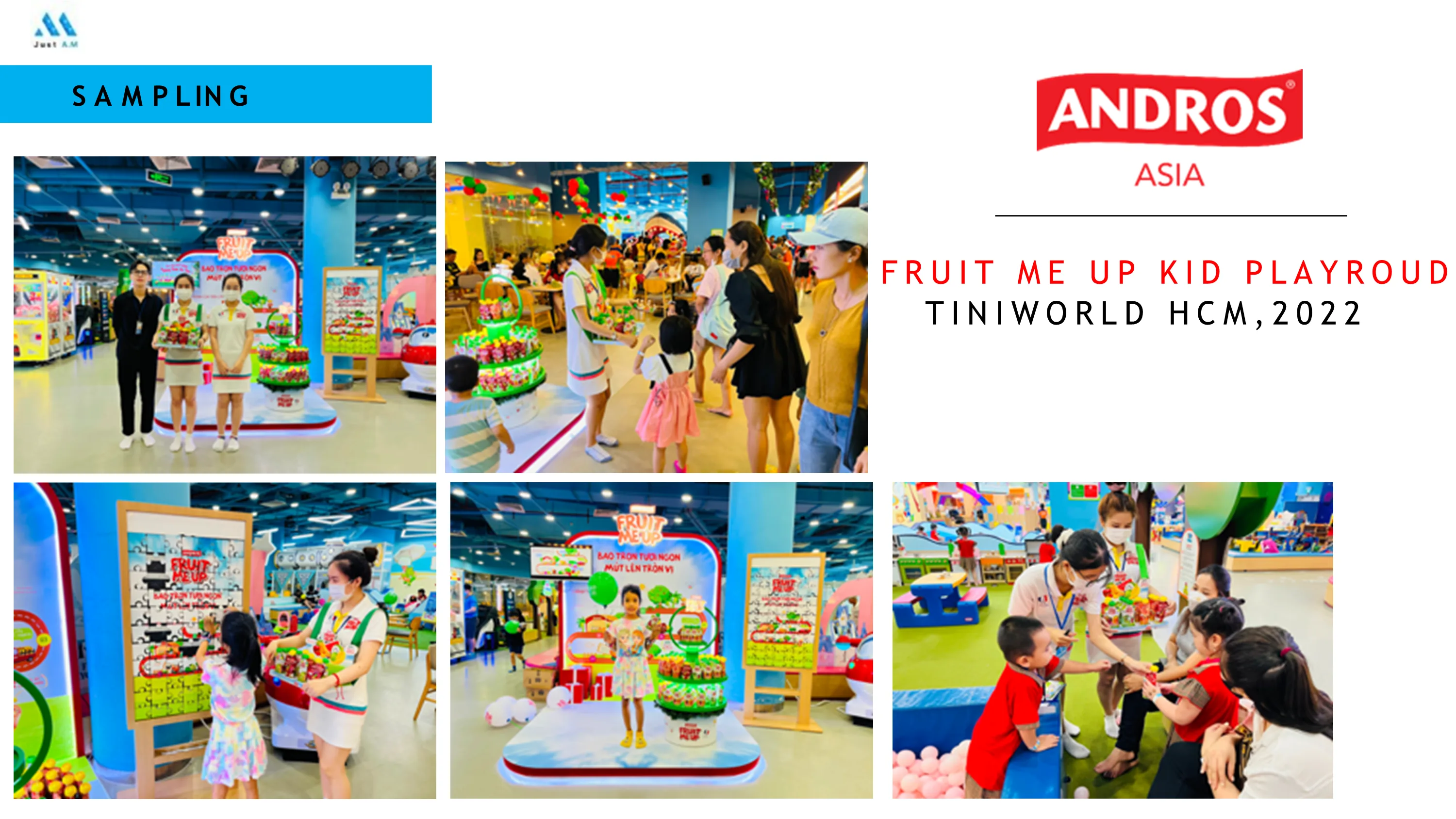 Booth Fruit Me Up tại khu vui chơi TiniWorld