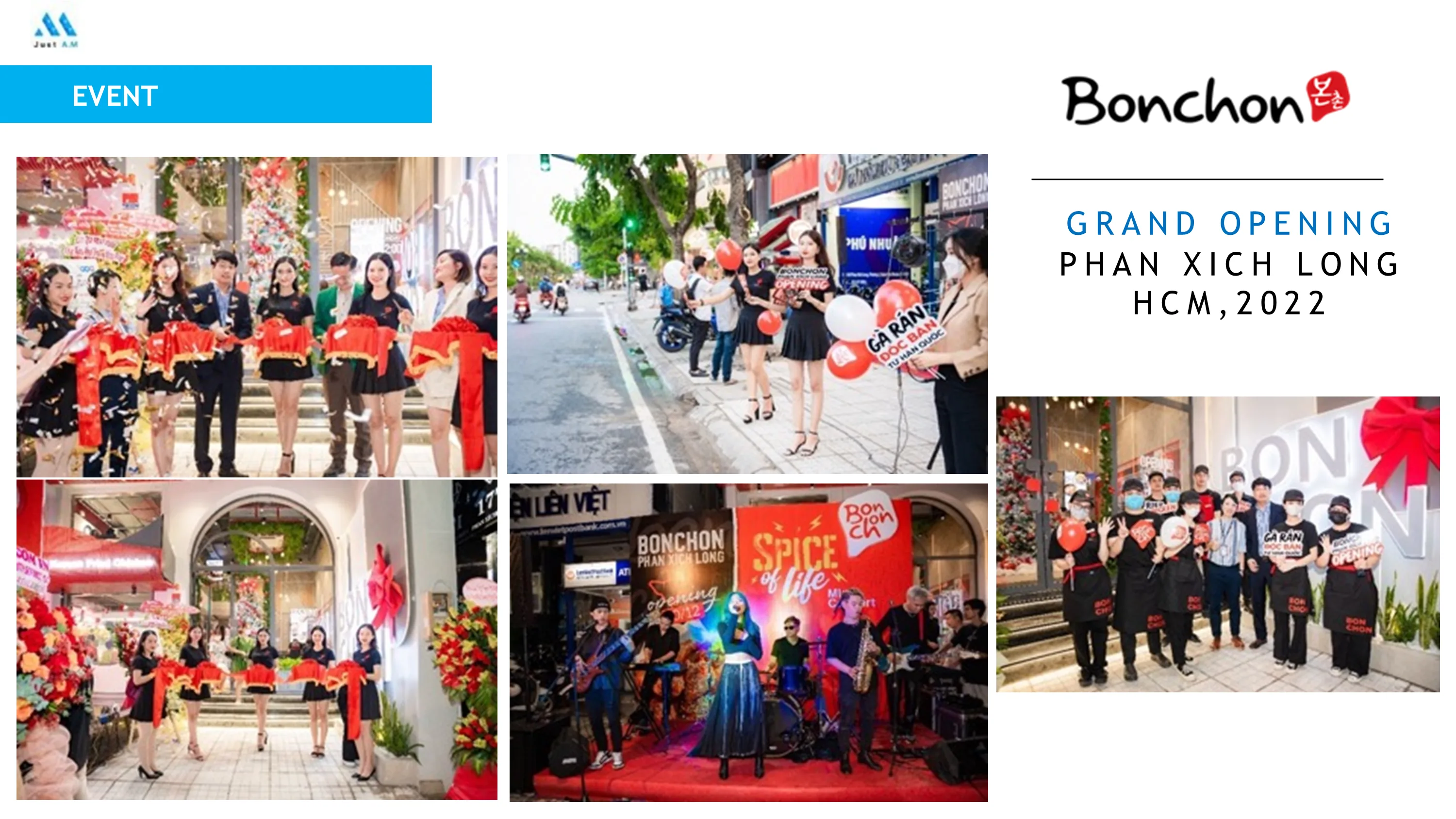 BonChon Grand Opening tại Phan Xích Long - không gian khai trương và hoạt động