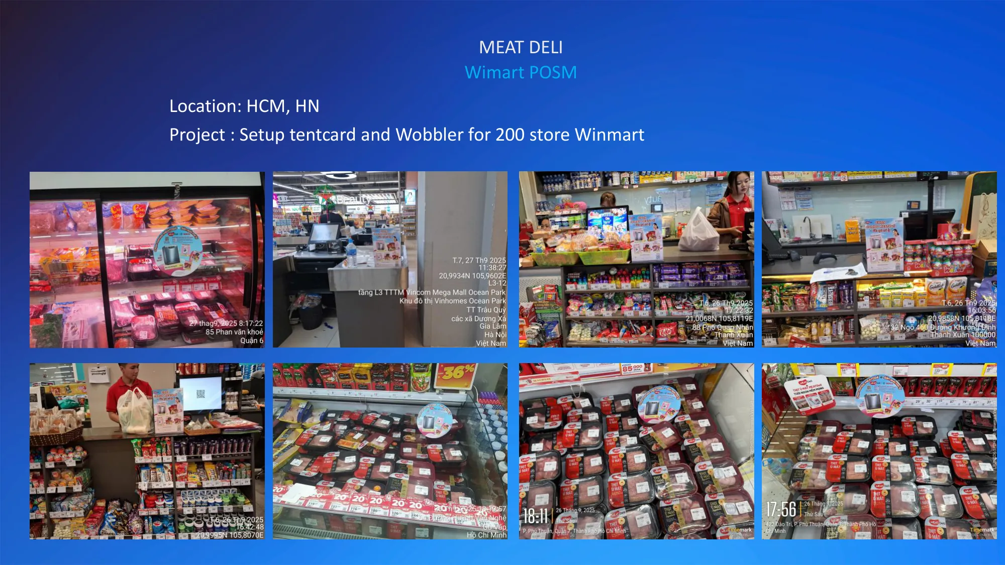 Meat Deli - triển khai POSM tại hệ thống 200 cửa hàng WinMart toàn quốc