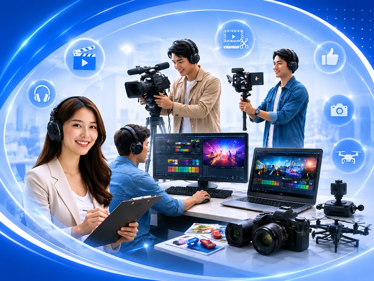 Digital marketing & sản xuất chuyên nghiệp